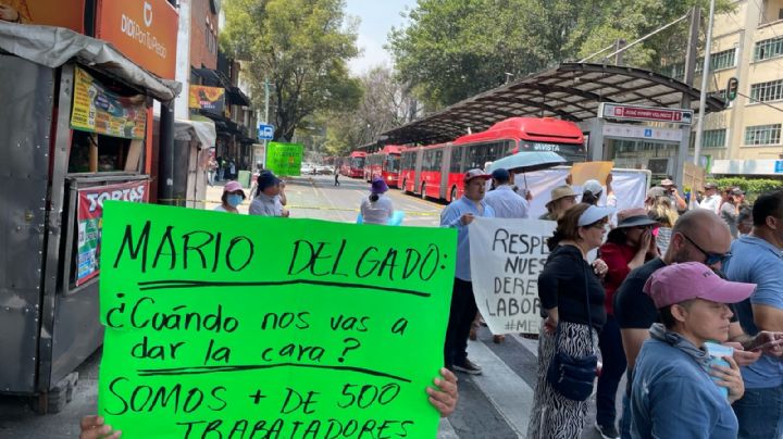 Trabajadores de Mejoredu exigen respeto a sus derechos