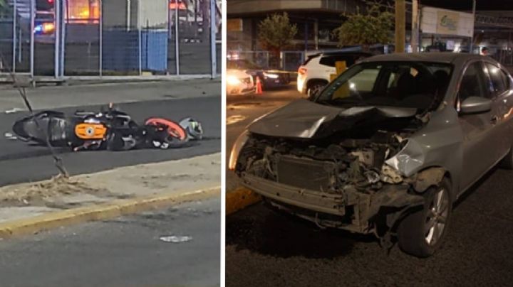 Muere motociclista al chocar con Uber en el bulevar Cervantes Saavedra