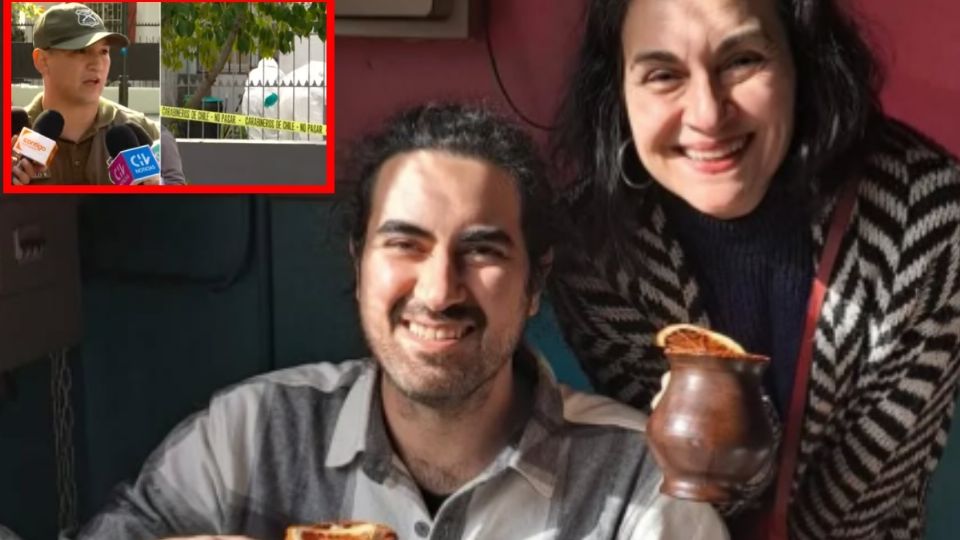 Lorene y su hijo Santiago en una foto de 2023