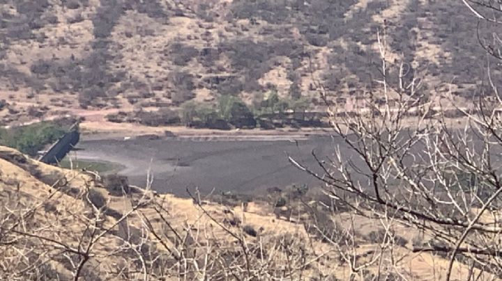 Así se secó la presa de Cañada de Negros en Purísima de Bustos