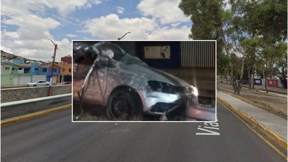 Los jóvenes chocaron a la altura del Colegio Londres