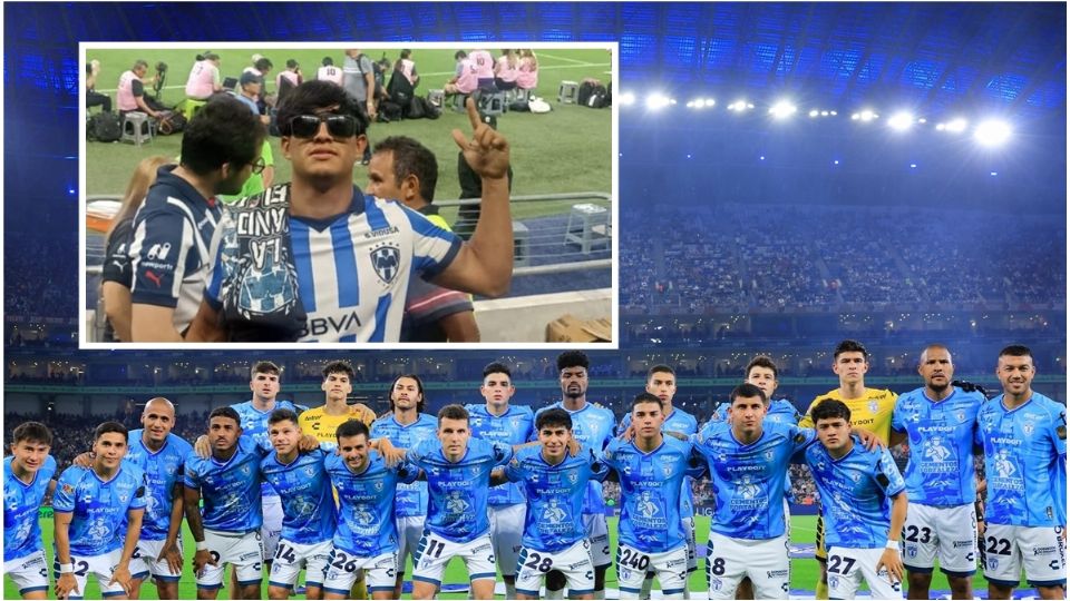 El aficionado agresor portaba playera de los Rayados