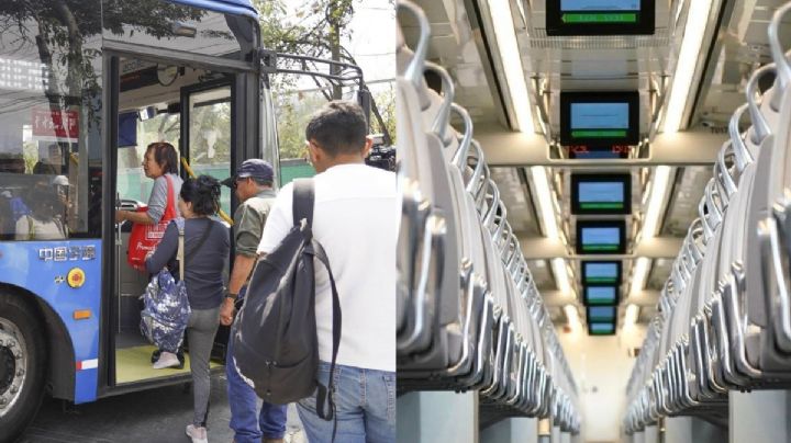 Trolebuses llenos, trenes vacíos