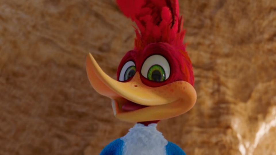 Pájaro carpintero conocido por su risa inconfundible