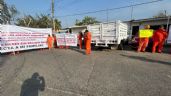 Foto ilustrativa de la nota titulada Por millonaria deuda de Pemex, contratistas protestan en el sur de Veracruz