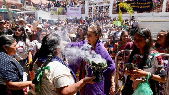 Sheinbaum promete justicia social en Michoacán; pobladores denuncian impunidad por masacre