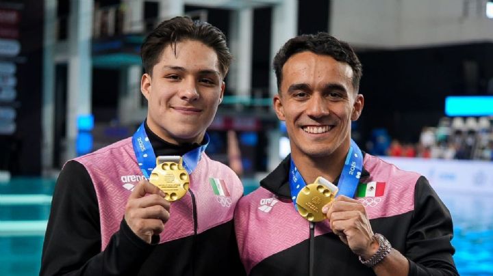 Osmar Olvera y Juan Celaya ganan oro en el Mundial de Clavados