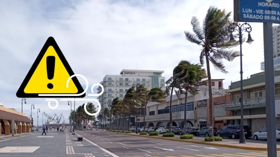 Norte extremo en Veracruz: Así van las rachas del viento hoy 6 de abril