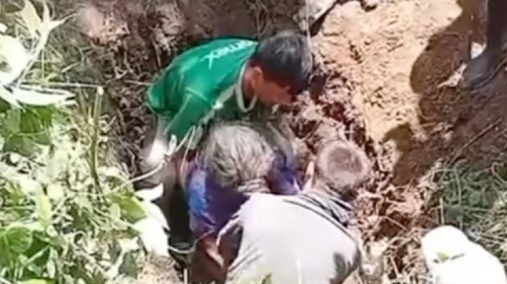 ¡Diez días en la oscuridad! Hallan a mujer desaparecida en el fondo de un pozo