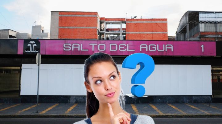 Así se veía la zona del Metro Salto del Agua hace casi 2 siglos