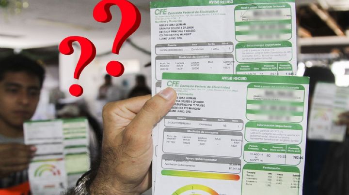 CFE lanza aviso sobre los recibos de la luz que llegarán en menos de 1000 pesos