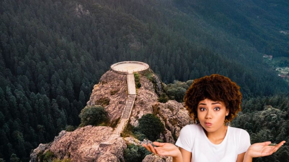 El Mirador Peña del Cuervo es una edificación que se ha transformado en uno de los sitios más impactantes del Parque Nacional El Chico.