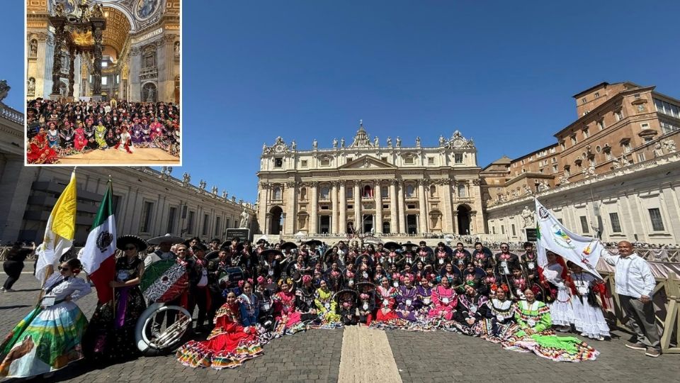 Esta fue la banda de Veracruz que se presentó en el Vaticano hoy 10 de mayo