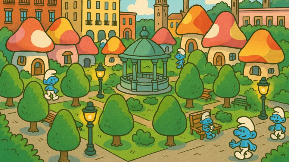 Aldea de los Pitufos en León Guanajuato