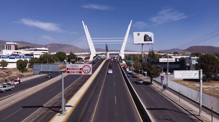 Achicarán la glorieta 24 Horas del puente atirantado de Pachuca; esta es la razón