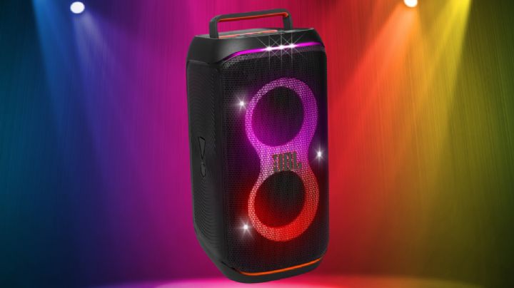 Esta bocina JBL con luces y sonido brutal está casi a mitad de precio en Amazon México