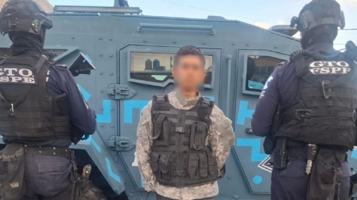 Detienen en Comonfort a presunto homicida de un elemento de la Guardia Nacional