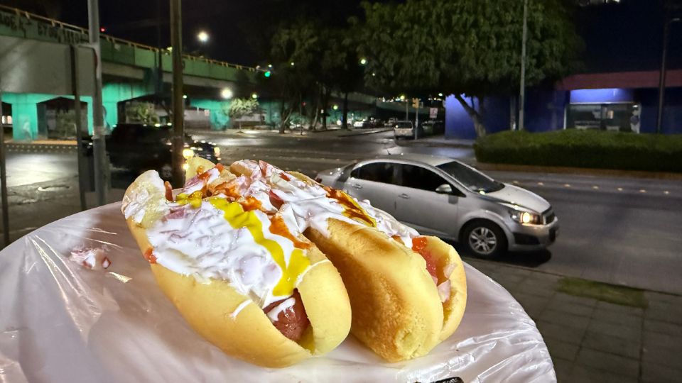 Hot Dogs frente al puente de Insurgentes en León