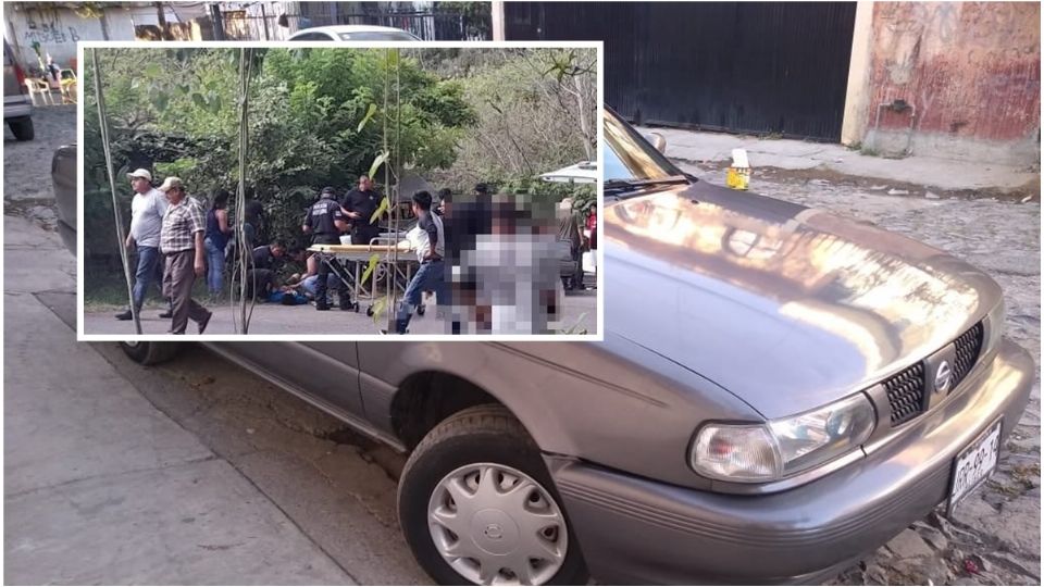 La mujer quedó tendida en el suelo ya muerta