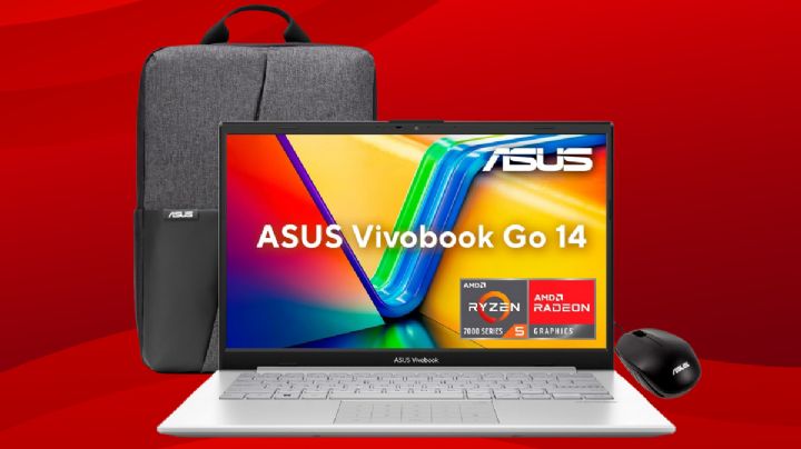 Amazon rebajó esta laptop ASUS ideal para clases y trabajo (y sí, viene con regalos)