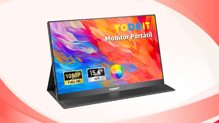Este monitor portátil se conecta a tu laptop, celular o consola y ahora está rebajado en Amazon