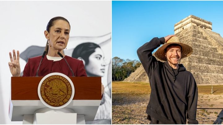 ¿Qué dijo Sheinbaum sobre la visita de Mr. Beast en zonas arqueológicas?