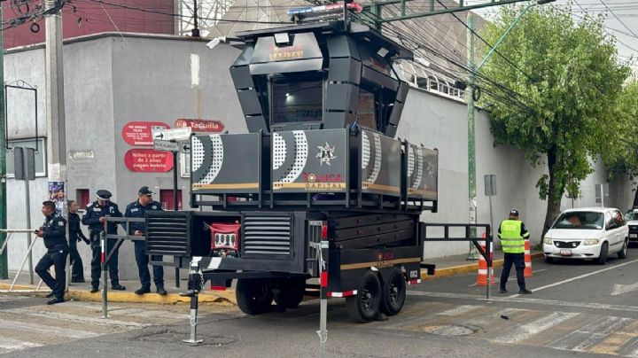 Torres móviles vigilan zonas con incidencia delictiva en Toluca