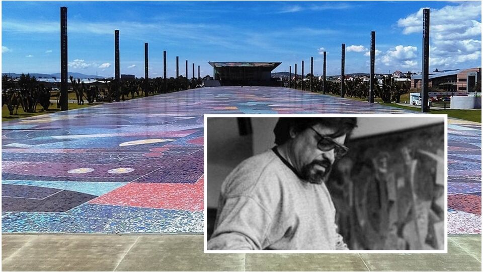 El artista falleció en 2009, pero su obra todavía queda en pie en el parque de pachuca