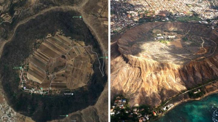 El cráter de Valle de Santiago que se parece a uno de Hawái