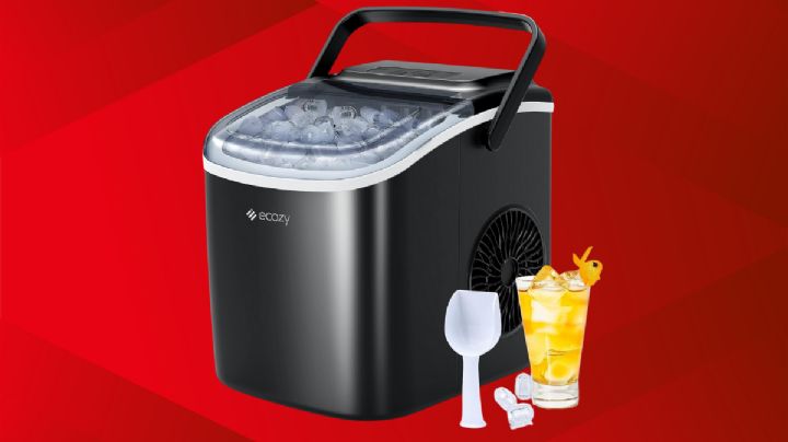 Esta máquina de hielo que hace cubos en minutos es la salvación para la ola de calor