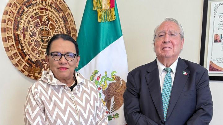 Rosa Icela Rodríguez entrega carta de Sheinbaum al papa León XIV