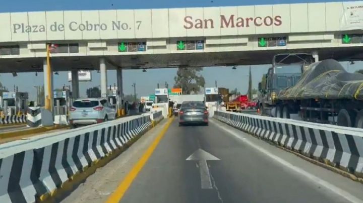 Toma la CNTE por 5 horas casetas de la México-Puebla y la México-Querétaro