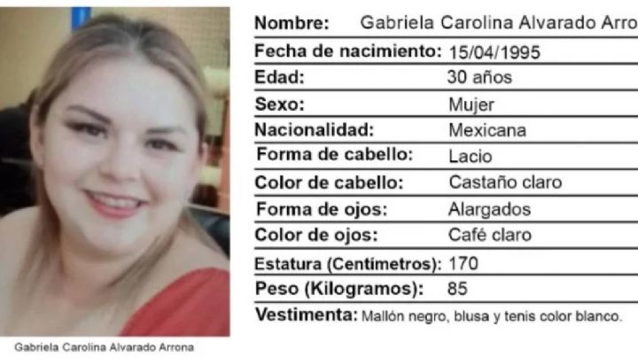 Oran para encontrar a Gabriela Carolina, fue reportada desaparecida el 8 de mayo