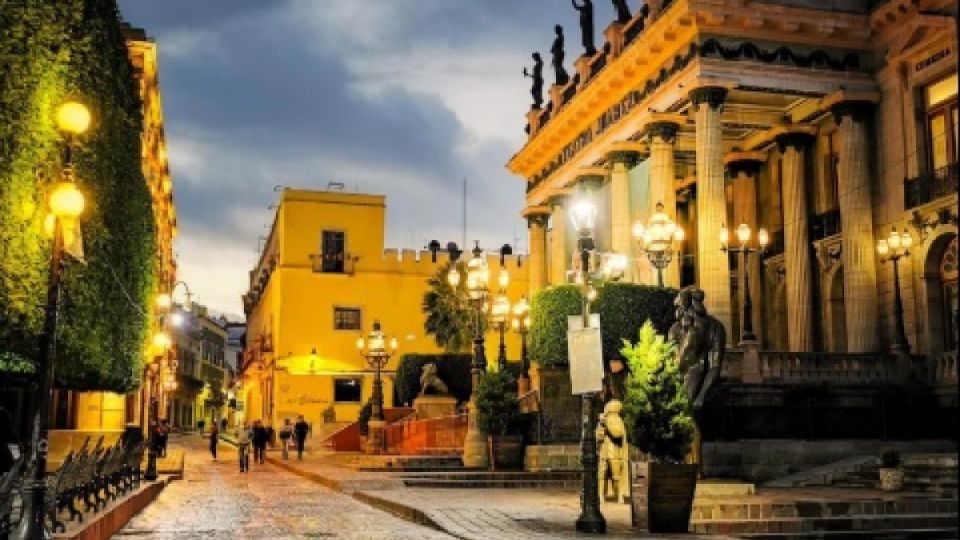 La lluvia de ayer en Guanajuato capital.