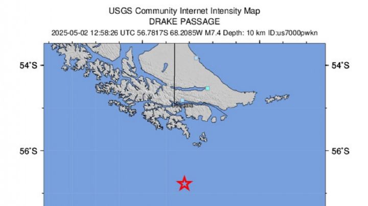 Terremoto de 7.5 sacude el sur Chile; emiten alerta de tsunami