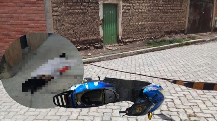 Motociclista muere en barrio de Pachuca tras impactarse contra una cadena