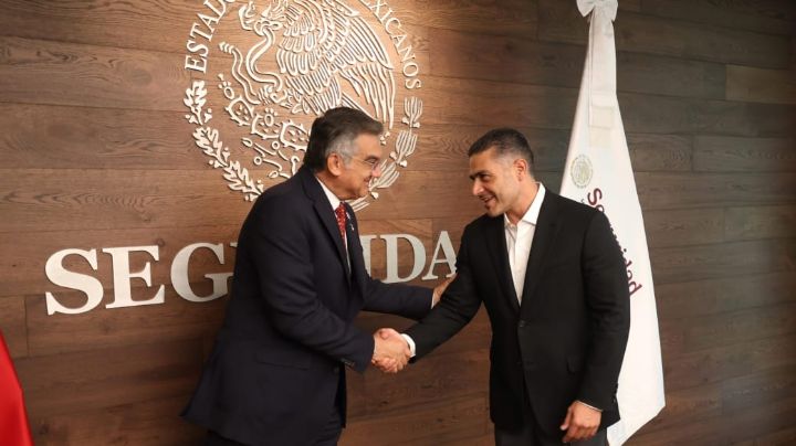 Presenta gobernador avances de seguridad en Tamaulipas a García Harfuch