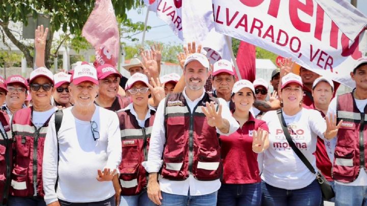 Con Morena habrá más programas sociales en Alvarado: Polo Deschamps