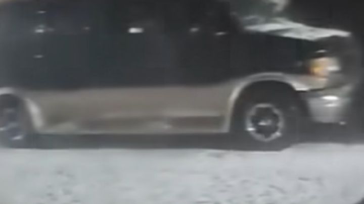 Sorprendente: Ocampo vivió un diluvio de granizo