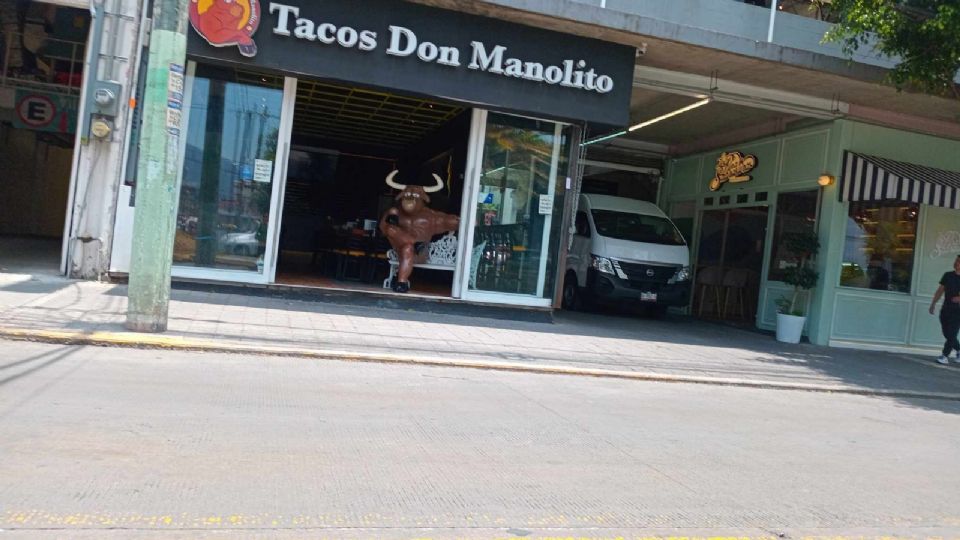 La taquería queda en la avenida Revolución de Pachuca