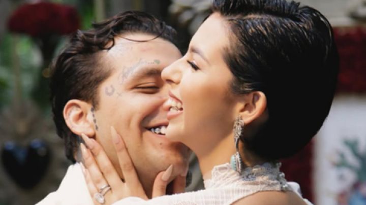 Christian Nodal revela cómo ha sido su primer año de casado con Ángela Aguilar