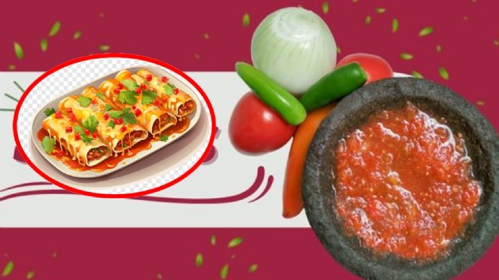 ¿Cómo preparar unas enchiladas rojas caseras con una receta fácil, sencilla y rápida?