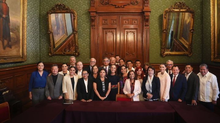 Sheinbaum y gobernadores pactan mejorar abasto de medicamentos en IMSS-Bienestar