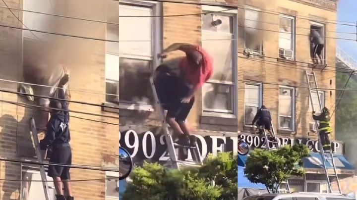 VIDEO: Tragedia en Brooklyn: muere hombre al ser rescatado de un incendio