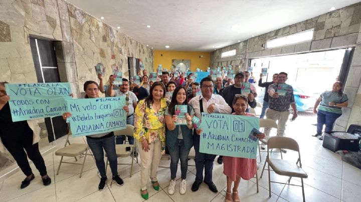 Desde Tlaxcala, Ariadna Camacho llama a votar este 1 de junio: “es momento de transformar la justicia desde las urnas”