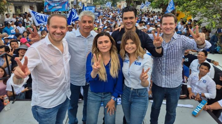 Maryjose Gamboa, candidata del PAN a la alcaldía de Boca del Río, destaca propuestas en cierre de campaña