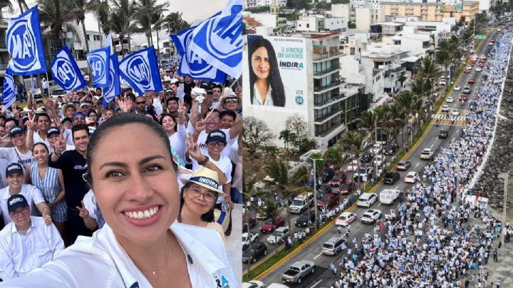 Cierra campaña Indira Rosales con gran respaldo ciudadano en Veracruz