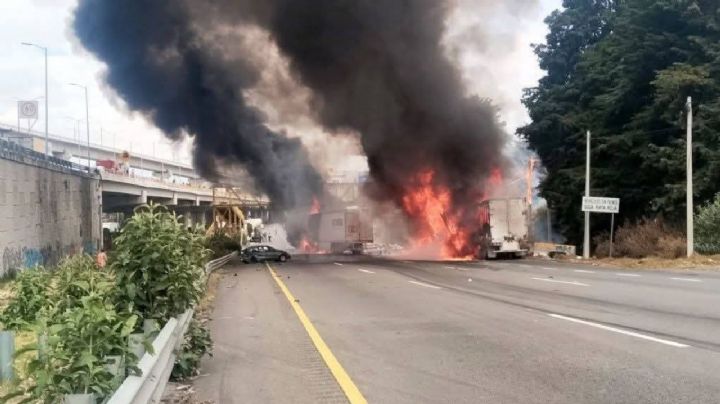 Tras 8 horas de labores, se reabre la circulación en la México-Toluca