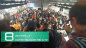 Foto ilustrativa de la nota titulada Línea 8 del Metro CDMX: colapsada y saturada; reportan retrasos de hasta 20 minutos