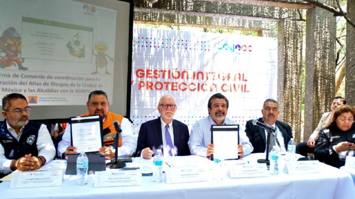 Coyoacán firma convenio para integrar Atlas de Riesgos de la CDMX